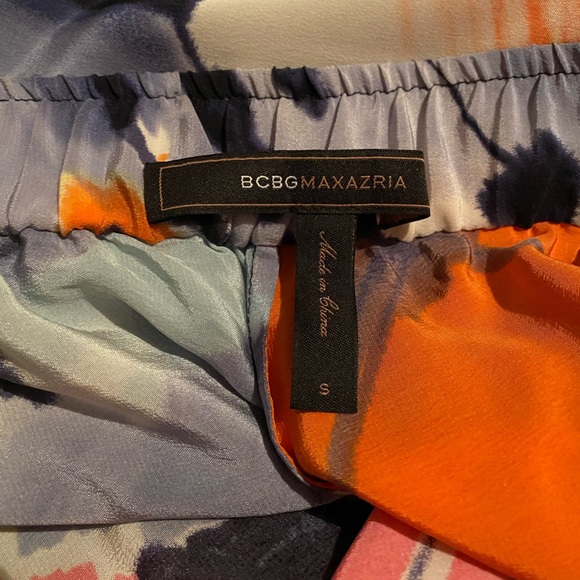 BCBG MaxAzria Silk Skirt Multicolor - Picture 3 of 3